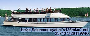 Havel-Salonmotoryacht s135mlan-reni. Berlin Schiff Havel Spree